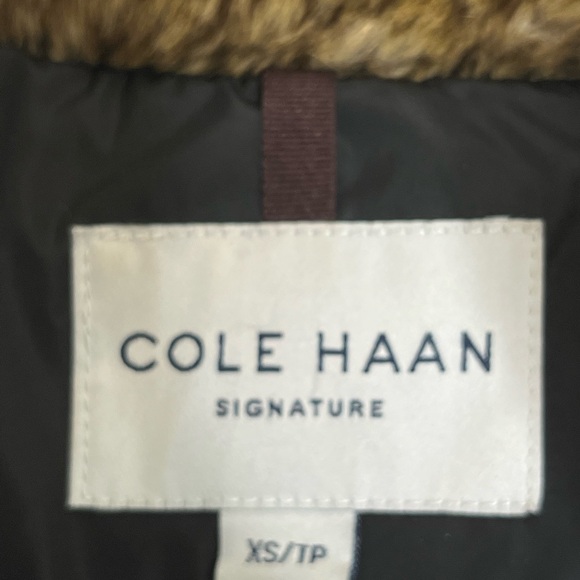 COLE HAAN Signature Black Puffer Coat - Picture 4 of 6